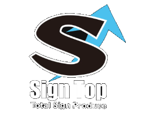 Sign top